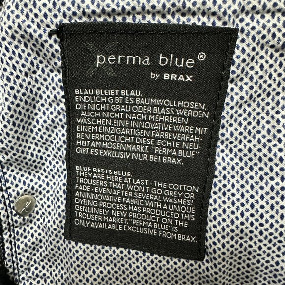 Perma Blue by Brax Cooper - Dark Blue Pants - Size 32 by 40 - Picture 7 of 7